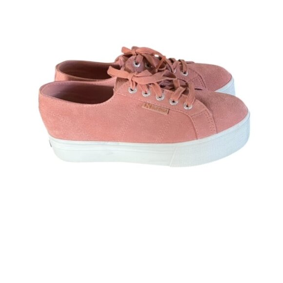 Superga Suede Platform Sneaker 7.5 - Picture 5 of 8